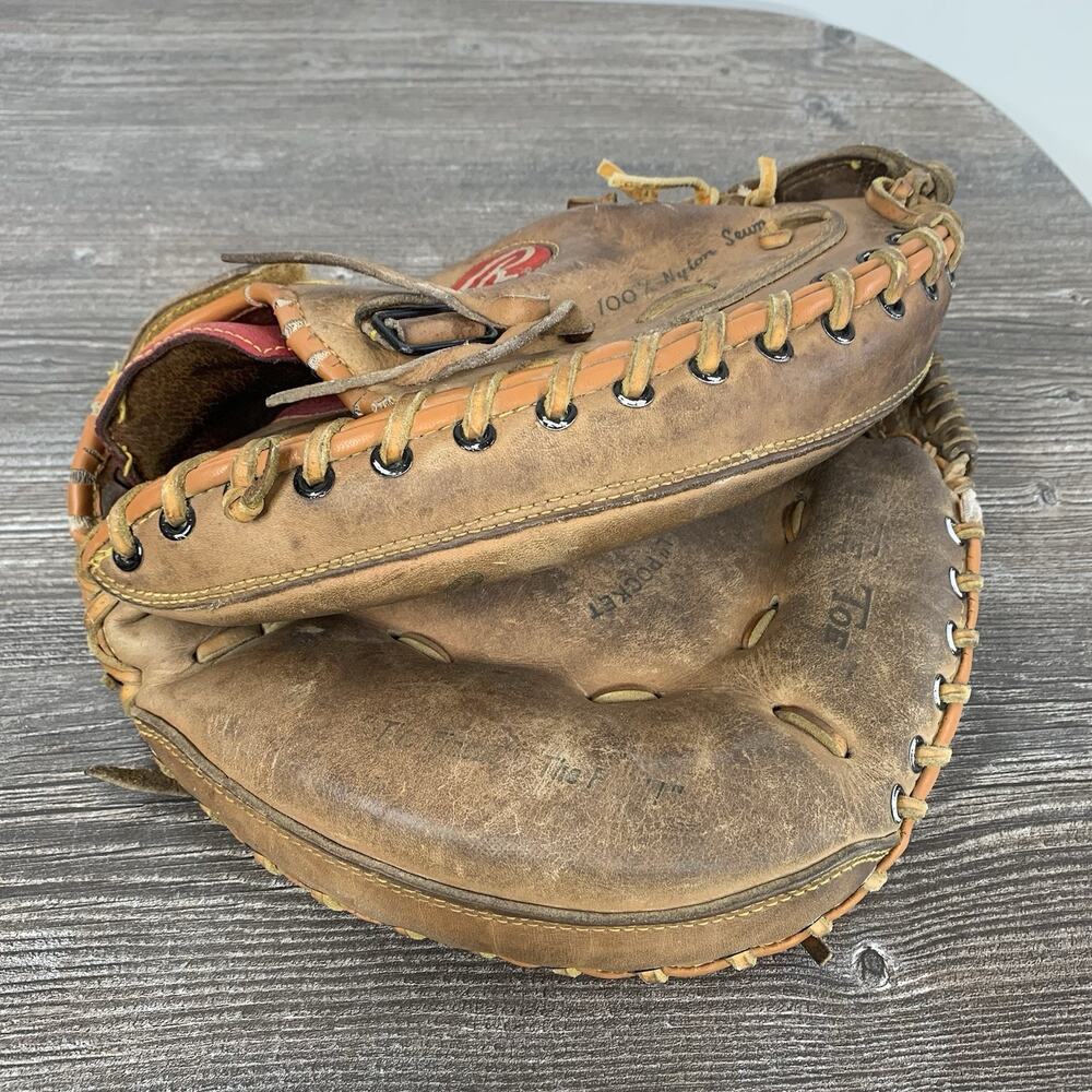 Rawlings RHT Catchers Mitt RCM7 Lite Toe Mike Piazza‎ Dual Wing Adjust Strap